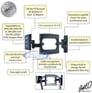 Bell'O Flat Panel Wall Mount 8170DB Image 2