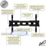 Bell'O 8335DB Flat Panel Wall Mount Image 2