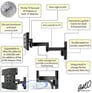 Bell'O Flat Panel Wall Mount 8265DB Image 4