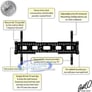Bell'O 8330DB Flat Panel Wall Mount Image 2