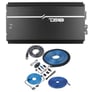 DS18 EXL-P4000X1D + Premium NVX XKIT02 1/0 Gauge Amp Kit Image 1