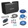 Rockford Fosgate Power T400-4 + NVX XKIT44 4 Gauge Amp Wiring Kit Image 1