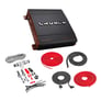 Crunch PX-1025.2 with Belva 4 Gauge Amp Kit Image 1
