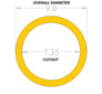 Tru Spec 8" Speaker Rings Image 2