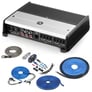 JL Audio XD400/4v2 with Amplifier Wiring Kit Image 1