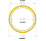 Tru Spec 8" Flush Mount Speaker Rings Image 2