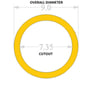 Tru Spec 8" Speaker Rings Image 3