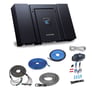 Alpine HDA-V90 with NVX 4 Gauge Amp Kit Image 1