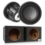 (2) Alpine R2-W12D2 with Ported Dual Enclosure Image 1