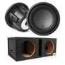 (2) Alpine R2-W10D4 with Ported Dual Enclosure Image 1