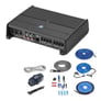 JL Audio XDM400/4 with Amplifier Wiring Kit Image 1