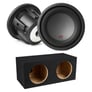 (2) Alpine R2-W10D2 with Sealed Dual Enclosure Image 1