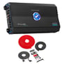 Planet Audio PL4000.1D + Belva 1/0 Gauge Amp Wiring Kit Image 1