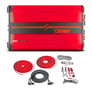 DS18 SXE-3000.4D/RD with Amplifier Wiring Kit Image 1