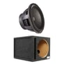 Kicker 42CWQ122 with Ported Enclosure Image 1