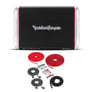 Rockford Fosgate PBR400X4D with Amplifier Wiring Kit Image 1