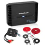 Rockford Fosgate Punch P400X4 + NVX XFLOC4 Line-Output-Converter Image 1