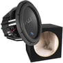 Soundstream RSW-122 with Sealed Subwoofer Enclosure Image 1
