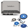 Rockford Fosgate M2-300X4 with Amplifier Wiring Kit Image 1