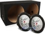 2000W Kicker Subwoofer + Sealed Enclosure Bass Package Image 1
