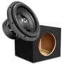 NVX VCW104 v3 + NVX XMDFS101 Sealed Single 10" Subwoofer Enclosure Image 1