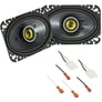 Kicker CS Series Front Dash Factory Speaker Replacement Package Image 1