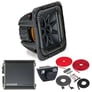 Kicker Solo-Baric L7S122 (44L7S122) + Amp with Remote Bass and Installation Kit Image 1