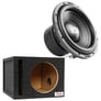 NVX NSW102v3 (NSW102 V3) Subwoofer + Atrend 10" Vented Sub Enclosure Image 1