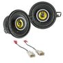 Kicker CS Series Front Dash Factory Speaker Replacement Package Image 1