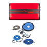 DS18 SXE-4000.4D/RD (Red) with NVX 4 Gauge Amp Kit Image 1