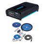 Memphis PRX500.4V2 with NVX 8 Gauge Amp Kit Image 1