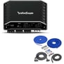Rockford Fosgate Prime R2-500X4 + Belva BAK44 4 Gauge Amp Wiring Kit Image 1