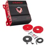 Crunch DR-2125.2D with Belva 4 Gauge Amp Kit Image 1