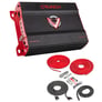 Crunch DR-2725.1D with Belva 4 Gauge Amp Kit Image 1
