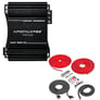 Deaf Bonce AAP-800.1D with Belva 4 Gauge Amp Kit Image 1