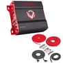 Crunch DR-2525.4D with Belva 4 Gauge Amp Kit Image 1