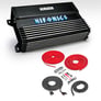 Hifonics A1000.2D with Belva 8 Gauge Amp Kit Image 1