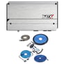 MTX TH1500.1 with NVX 4 Gauge Amp Kit Image 1