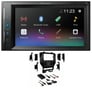 2015-2022 Ford Mustang Pioneer Double DIN Bluetooth Car Stereo Upgrade Image 1