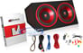 Visonik VB212PKG DUAL Subs Amplified System - Amplifier + 2 12" Subwoofers + Box + Amp + Amp Kit Super Thump Package! Image 1