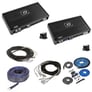 NVX 4-Channel & Mono Amp with Amp Kit + Cable & Speaker Wire Image 1