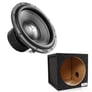NVX NSW122v3 12" 700 Watt Car Subwoofer + MDF Sealed Enclosure Image 1
