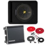 Kicker 50VCWC124 + Monoblock Amp and Amp Kit Image 1