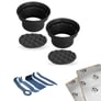 NVX XBAF65 Speaker Baffle Kit + Sound Damping + 6 Piece Panel Removal Kit Image 1
