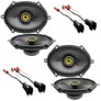 Kicker Front + Rear Speaker Replacement Package for for 1999 - 2004 Ford Trucks Image 1
