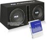 MTX Magnum MB210SP 10" 400W RMS Dual Car Loaded Subwoofer Sub Woofer+Box+Amp Kit Image 2