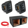 2) Kicker L7S122 44L7S12-2 12" 3000W Solo Baric L7 Car Subwoofers+Vented Sub Box Image 1
