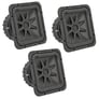 Kicker L7R 10 Inch 1000W Max Power 4 Ohm DVC Square Car Audio Subwoofer (3 Pack) Image 1
