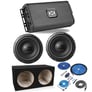 NVX VADM2 v2, 2x Alpine W12S4, Belva Dual 12 Enclosure + NVX Amp Kit Image 1