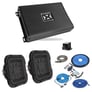NVX VAD8402 v2, 2x Kicker L7T84 Subwoofers and NVX XKIT42 Amp Kit Image 1